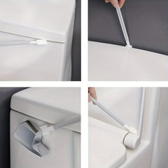 7pcs Disposable Toilet Gap Cleaning Brush Dead Corner Scrub Brush