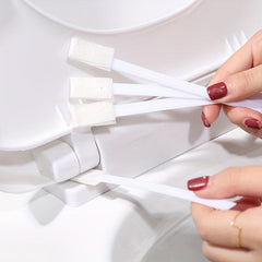 7pcs Disposable Toilet Gap Cleaning Brush Dead Corner Scrub Brush