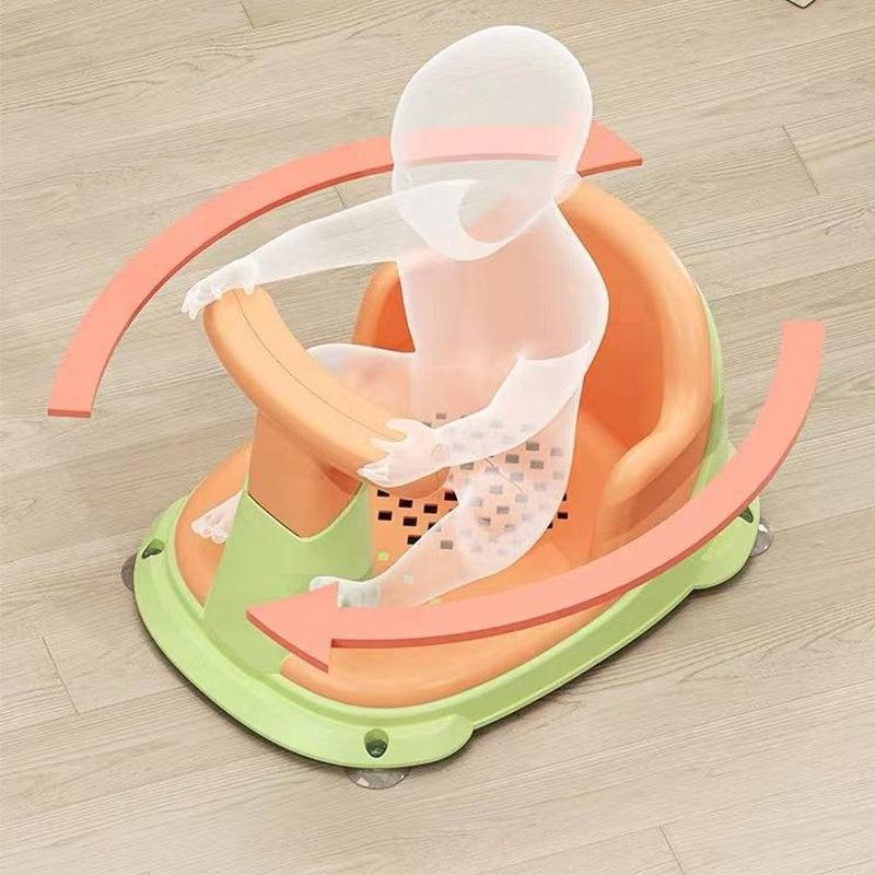 Baby Bath Seat with Non Slip Cushion & Back Support