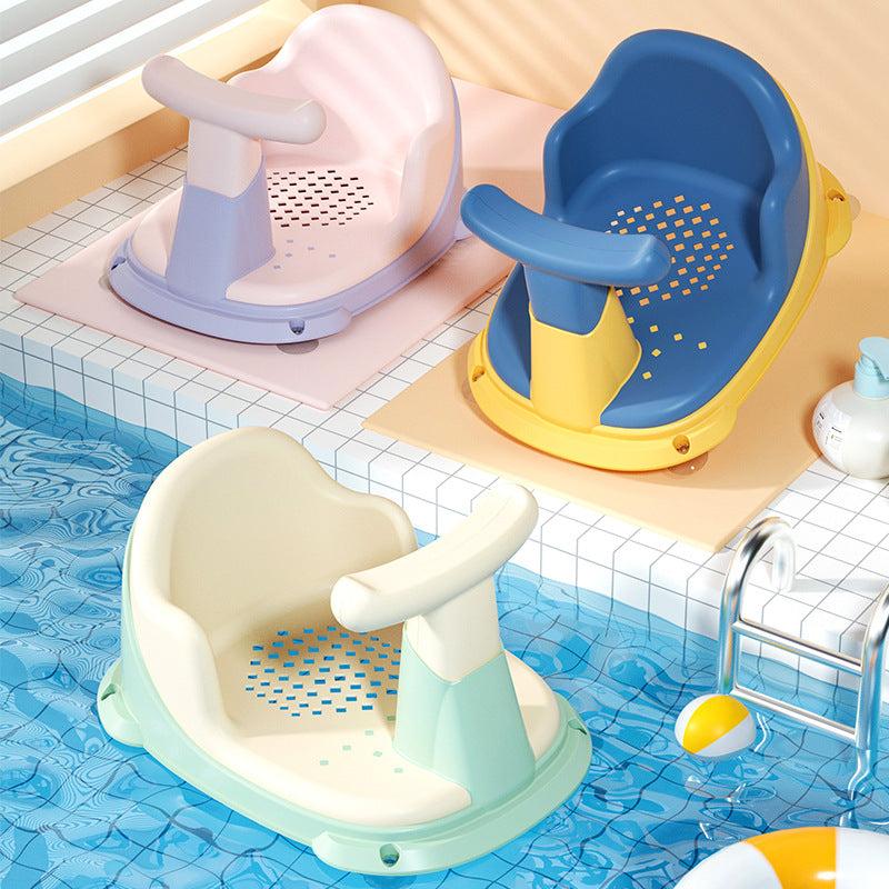 Baby Bath Seat with Non Slip Cushion & Back Support