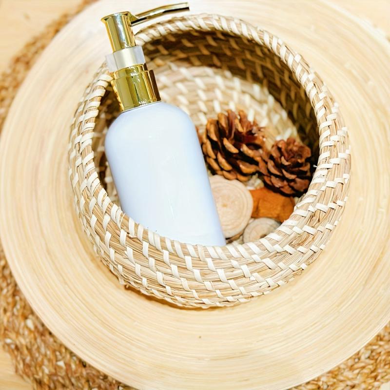 Soap Dispenser Press Type Lotion Bottle Refillable Liquid Dispenser