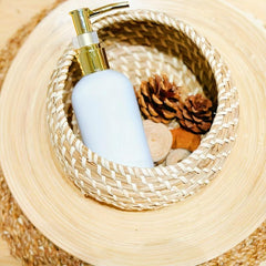 Soap Dispenser Press Type Lotion Bottle Refillable Liquid Dispenser
