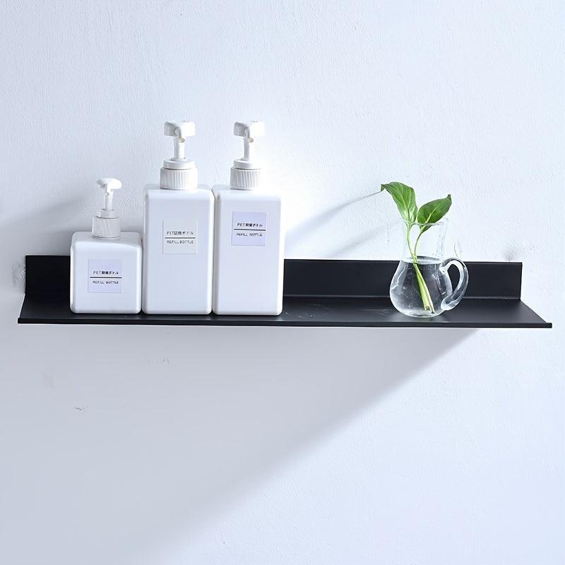 Modern Floating Wall Shelves Self Adhesive Rack for Kitchen Bathroom