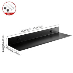 Modern Floating Wall Shelves Self Adhesive Rack for Kitchen Bathroom