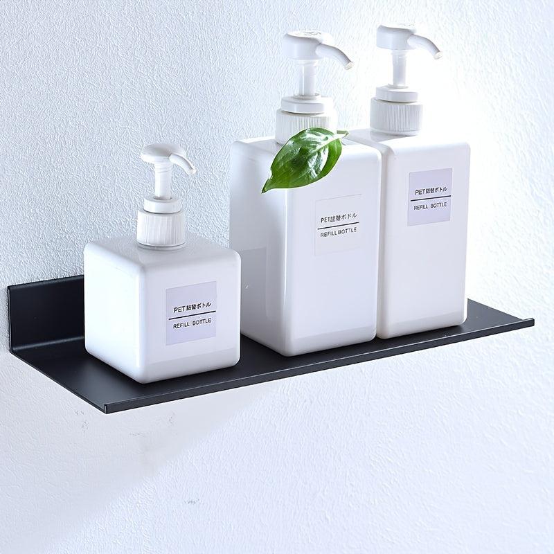 Modern Floating Wall Shelves Self Adhesive Rack for Kitchen Bathroom