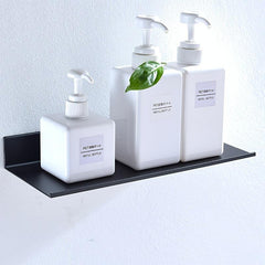 Modern Floating Wall Shelves Self Adhesive Rack for Kitchen Bathroom