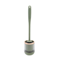 Long Handle Toilet Brush Set with Base - Wall Hanging