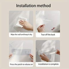 Wall Mounted Bathroom Storage Rack for Shampoo Shower Cosmetics