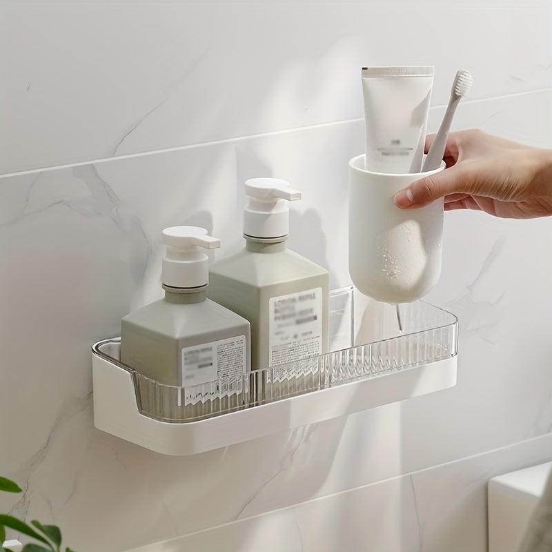 Wall Mounted Bathroom Storage Rack for Shampoo Shower Cosmetics