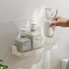 Wall Mounted Bathroom Storage Rack for Shampoo Shower Cosmetics