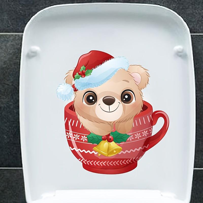 Christmas Toilet Sticker Wall Switch Decoration Decal