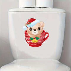 Christmas Toilet Sticker Wall Switch Decoration Decal