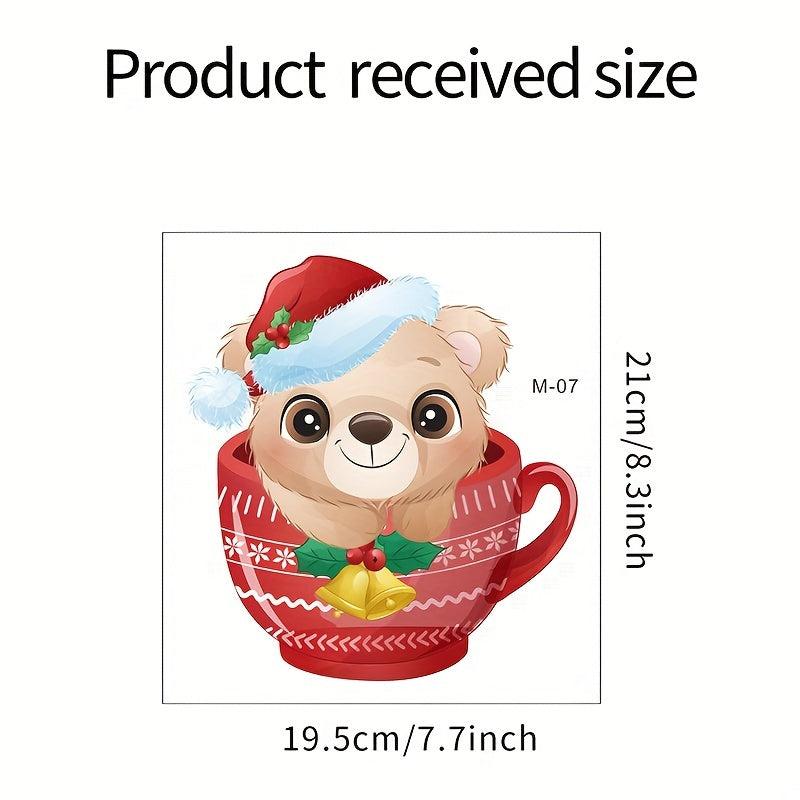 Christmas Toilet Sticker Wall Switch Decoration Decal