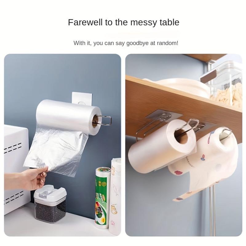 Stainless Steel Tissue Paper Holder Bathroom Storage Rack
