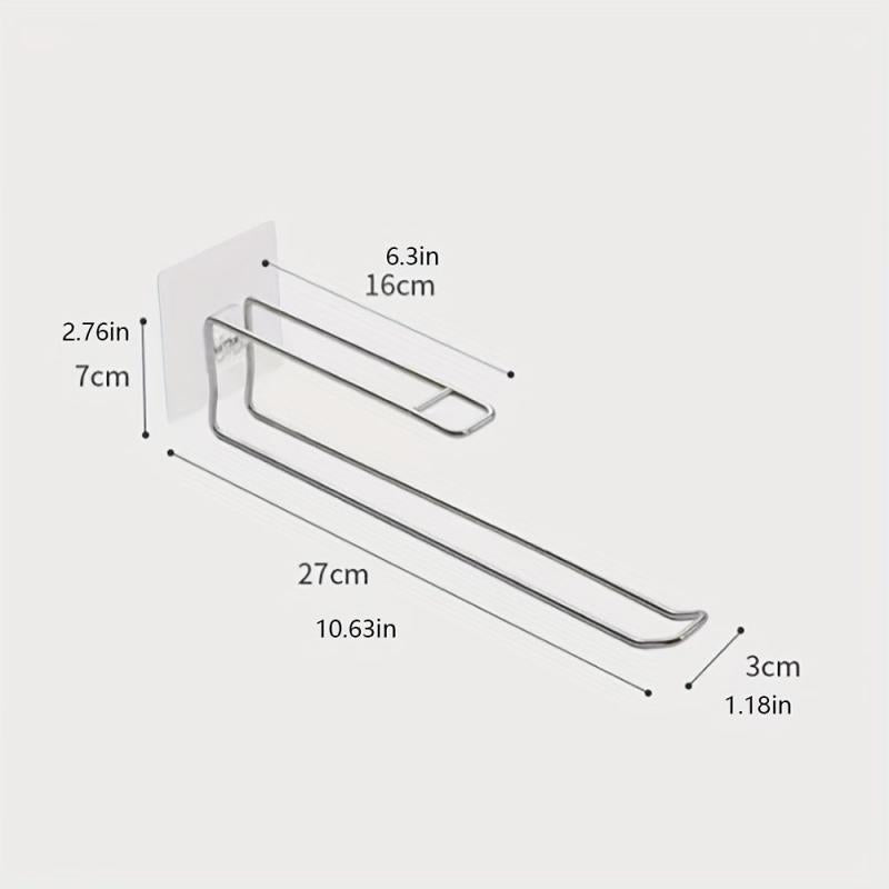 Stainless Steel Tissue Paper Holder Bathroom Storage Rack