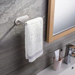 Stainless Steel Towel Bar Shower Towel Rack Wall Mounted Holder