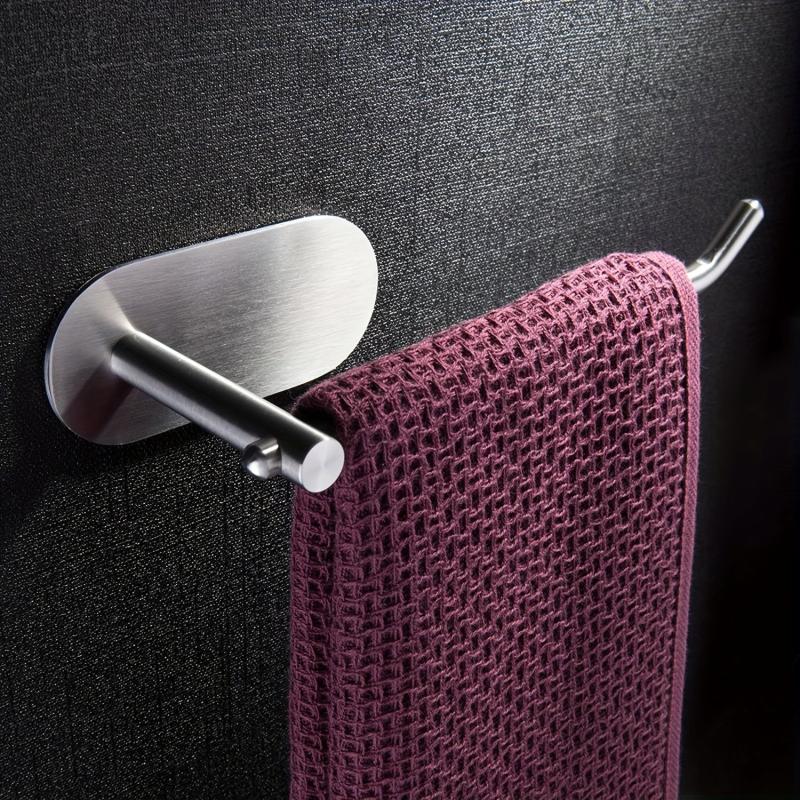 Stainless Steel Towel Bar Shower Towel Rack Wall Mounted Holder