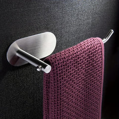 Stainless Steel Towel Bar Shower Towel Rack Wall Mounted Holder