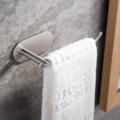 Stainless Steel Towel Bar Shower Towel Rack Wall Mounted Holder