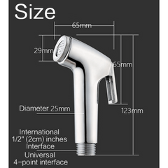 ABS Handheld Toilet Bidet Sprayer Shower Head Water Nozzle