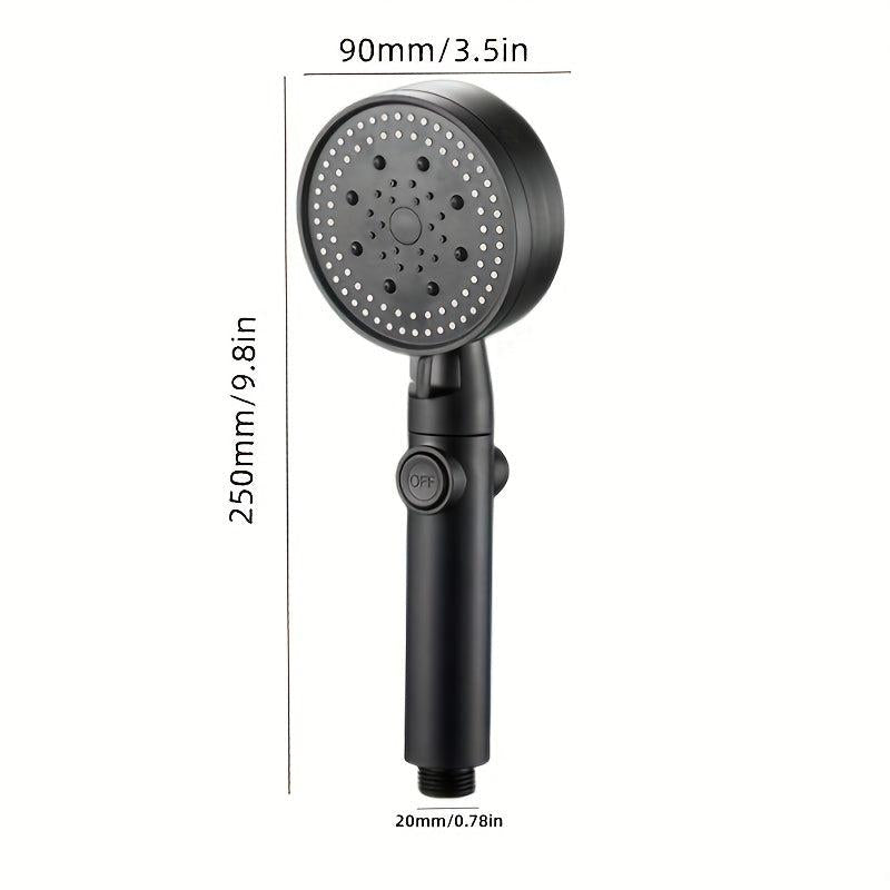 Large Water Sprayer 5-Speed Pressurized Shower Head