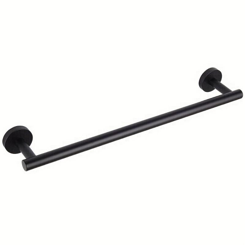Stainless Steel Towel Bar Wall Mounted Holder with Clothes Ha