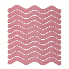 12pcs Anti slip S Shower Stickers Bathroom Safety Strip