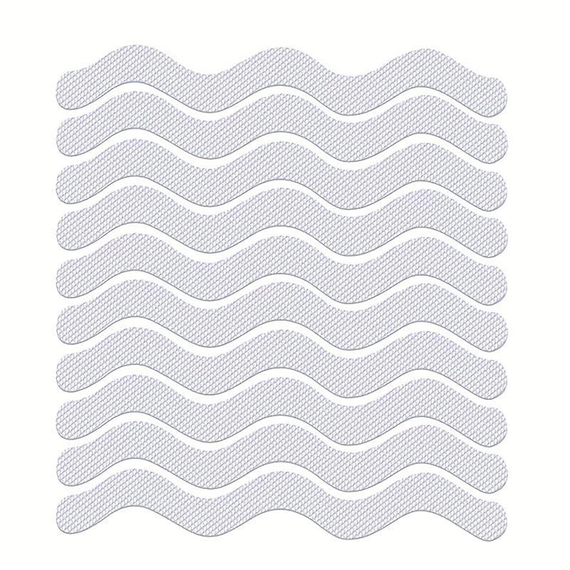 12pcs Anti slip S Shower Stickers Bathroom Safety Strip