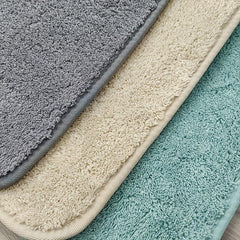Nordic Style Solid Bath Mat Toilet 3 Piece Sets Bathroom Rug Toilet Lid