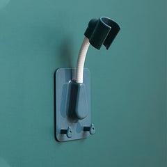 360 Adjustable Adhesive Shower Head Holder Universal Bathroom Base Wall Mount