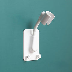 360 Adjustable Adhesive Shower Head Holder Universal Bathroom Base Wall Mount