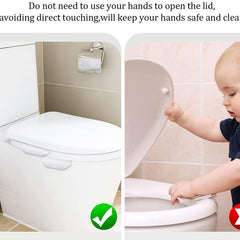 3pcs Toilet Seat Lifter Handle Toilet Lid Cover Lifter Bathroom Accessories