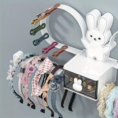 Rabbit Hair Accessories Organizer Rack Jewelry Display