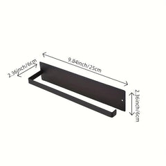Stainless Steel Magnetic Towel Bar for Bathroom with Roll Paper Holder
