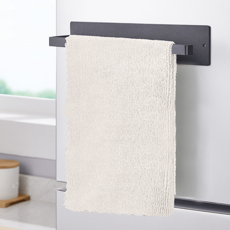 Stainless Steel Magnetic Towel Bar for Bathroom with Roll Paper Holder