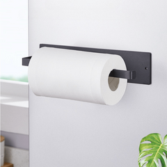 Stainless Steel Magnetic Towel Bar for Bathroom with Roll Paper Holder