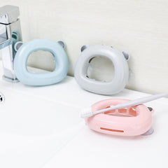 Toothbrush Shelf Suction Cup Toothpaste Cleanser Shelf