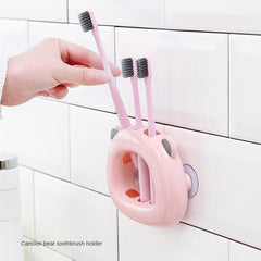Toothbrush Shelf Suction Cup Toothpaste Cleanser Shelf