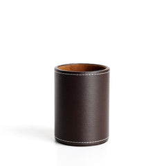 Faux Leather Makeup Brush Holder Stationery Storage Box