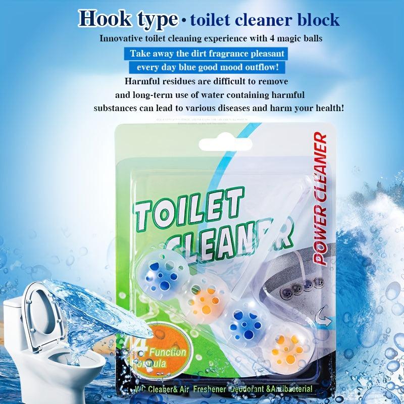 6pc 4-in-1 Toilet Cleaning Balls - Deodorize & Clean Toilets