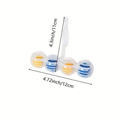 6pc 4-in-1 Toilet Cleaning Balls - Deodorize & Clean Toilets