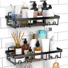 Wall Mounted Shower Caddy with Soap Holder Bathroom Shelves Basket