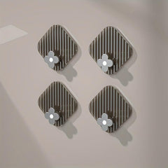 1pc Punch Towel Hook Strong Adhesive Clothes Hanger Bedroom Wardrobe Hook