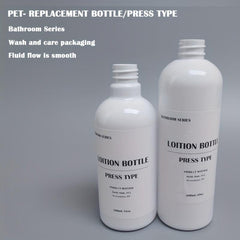 2pcs Plastic Sub Bottle Lotion Dispenser Refillable Empty Bottle for Shampoo Sho