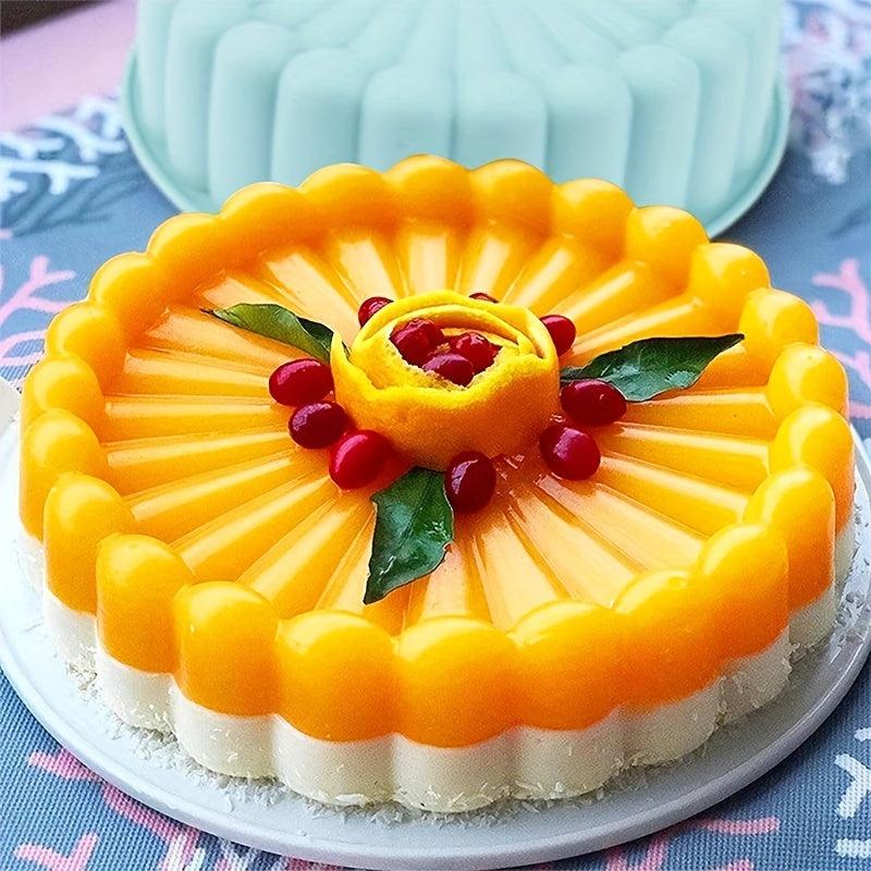 1pc Non-stick Round Cake Pan Silicone Cake Mold