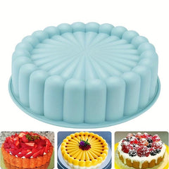 1pc Non-stick Round Cake Pan Silicone Cake Mold