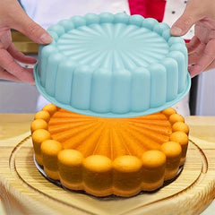 1pc Non-stick Round Cake Pan Silicone Cake Mold