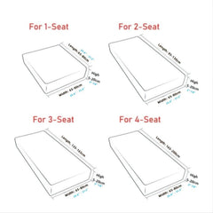 Stretchable Universal Sofa Cushion Cover - Easy to Clean & Durable