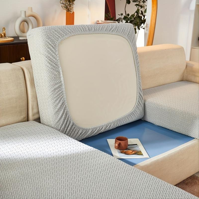 Stretchable Universal Sofa Cushion Cover - Easy to Clean & Durable