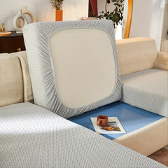 Stretchable Universal Sofa Cushion Cover - Easy to Clean & Durable